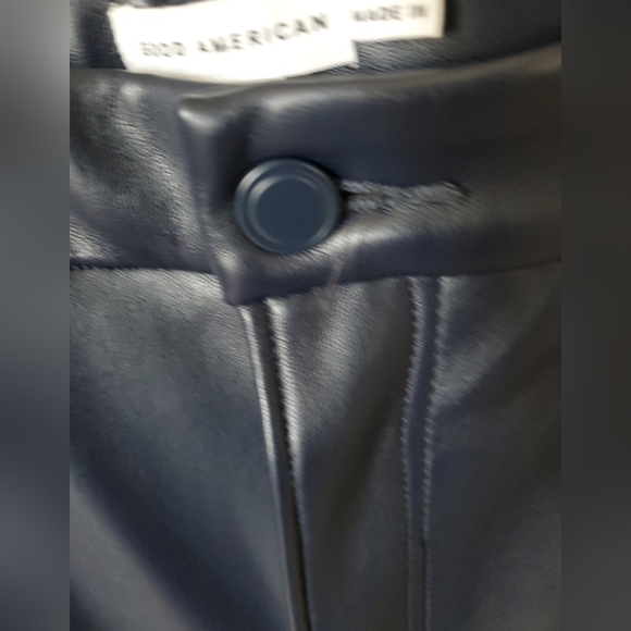 Good American Nevy Blue Flared Women's Pants - Picture 6 of 12